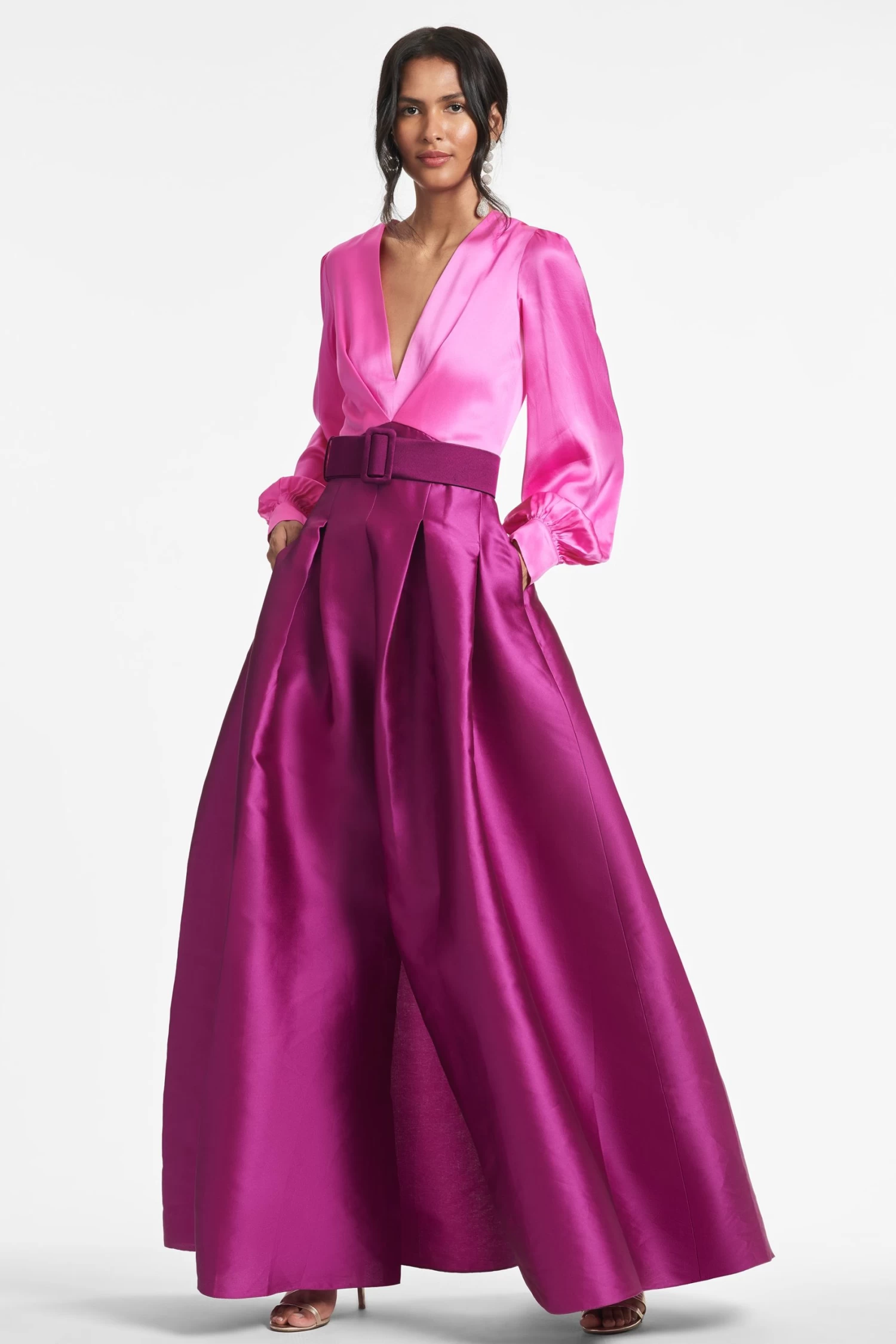 Zoe Gown - Pink/Magenta 3 Zoe Gown - Pink/Magenta
