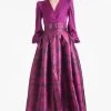 Zoe Gown - Sparkling Grape/Magenta Bloom 1 Zoe Gown - Sparkling Grape/Magenta Bloom -Feminine Style Shop ZOEGOWN SPARKLINGGRAPE MAGENTA FRONT2